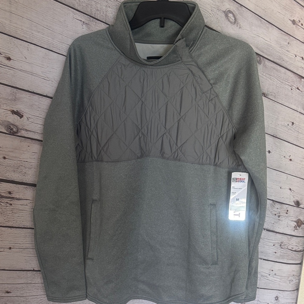 32 Degrees Women’s Quilted Mock Neck Pullover Sweater